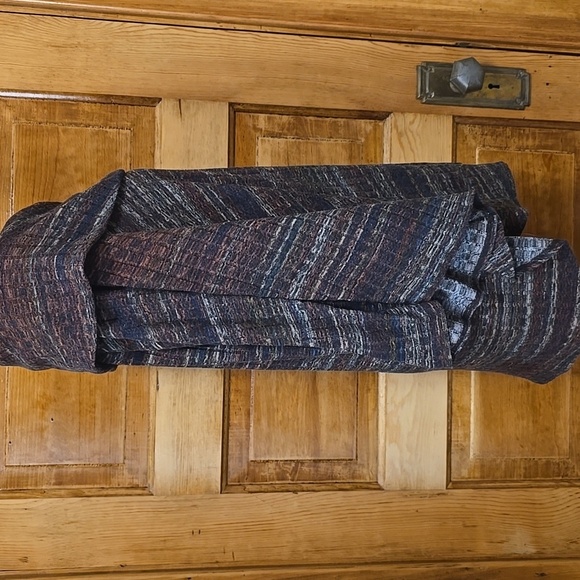 I.N. Studio Blue and Gray Shrug Sweater with Cowl Neck L - Picture 4 of 6